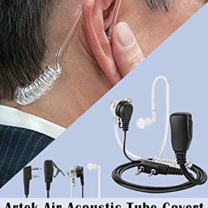 Baofeng Air Acoustic Tube Earpiece Throat Mic Air Tube Earpiece Headset for Baofeng UV5R BF-888s