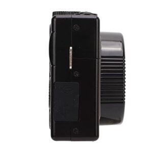 PUSOKEI Micro Single Camera, 1080P FHD Micro Single Camera with 3.0 Inch LCD Display, Portable Mirrorless Camera 16X Digital Zoom 24MP Built in Microphone(Black)