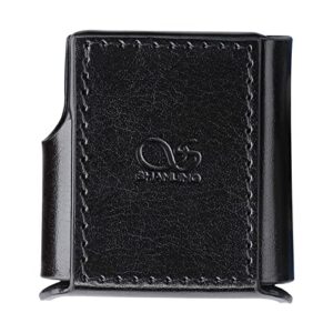 shanling m0 pro leather case,shanling m0 pro portable music player special protective case,pu leather material,anti-collision and anti-fall,corrosion resistance (m0 pro case black)
