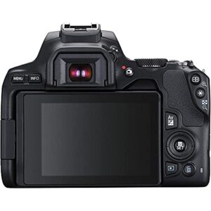 Canon EOS Rebel SL3 DSLR Camera with 18-55mm Lens (Black) (3453C002) + Canon EF 24-70mm Lens + 64GB Card + Color Filter Kit + Case + Filter Kit + Corel Photo Software + LPE17 Battery + More (Renewed)