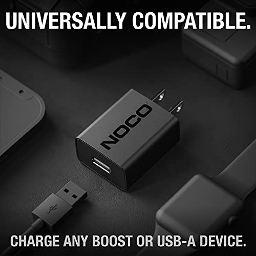 NOCO NUSB211NA 10W USB Power Adapter, 2.1A 5V Wall Charger and Compatible with NOCO, Apple, Samsung, Google, Amazon Devices