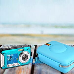 Leayjeen Digital Camera Case Compatible with YISENCE/Kaisoon Tech/Canon Portable Digital Camera 2.7K Full HD Video Waterproof Underwater Camera and More Accessories(Case Only)