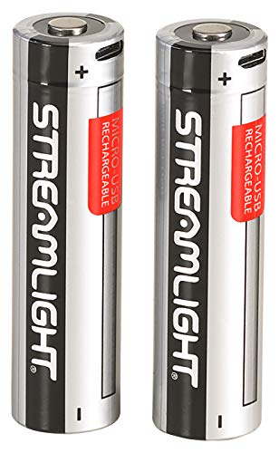 Streamlight 22104 SL-B26 USB Rechargeable Lithium Ion Battery 3.7V 2600mAh X Series Dual Fuel Flashlights, 2-Pack