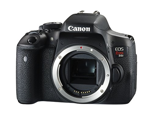 Canon EOS Rebel T6i Digital SLR (Body Only) - Wi-Fi Enabled