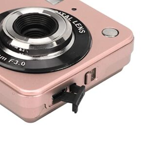 Digital Camera, 4K Antishake Vlogging Camera for Filming (Pink)