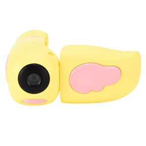 children camera, 2 inch color screen hd children digital camera kids birthday gift camera, cute kids camera with anti lost rope, usb charging camera for girls boys birthday gifts(yellow)