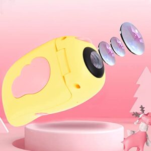 Children Camera, 2 Inch Color Screen HD Children Digital Camera Kids Birthday Gift Camera, Cute Kids Camera with Anti Lost Rope, USB Charging Camera for Girls Boys Birthday Gifts(Yellow)