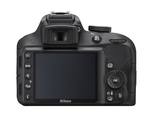 Nikon D3300 24.2 MP CMOS Digital SLR with Auto Focus-S DX Nikkor 18-55mm f/3.5-5.6G VR II Zoom Lens (Black)