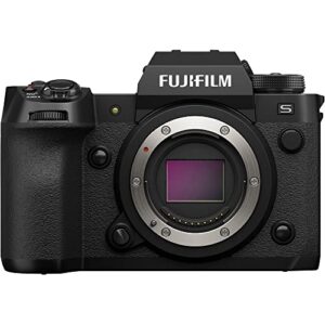 Fujifilm X-H2S Mirrorless Digital Camera (Body Only) (Black, 16756924) Bundle with Corel Photo Editing Software + Large Camera Bag + Lens Cap Keeper + Deluxe Camera Cleaning Kit + More