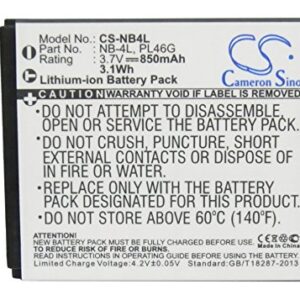 CHGY 3.7V Battery Replacement Compatible with can0n IXY 600F, IXY Digital 10, IXY Digital 40, IXY Digital 50, IXY Digital 55, IXY Digital 60, IXY Digital 70, IXY Digital 80
