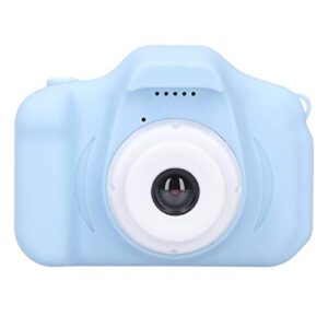 1080p children camera, fun durable multifunctional children camera, 2.0in ips screen for students children(blue)