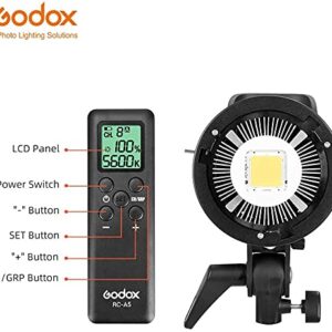 Godox SL-60W CRI 95+ LED Video Light SL60W White 5600±300K Version 60WS Bowens Mount Wirelessly Adjust Brightness, 433MHz Grouping System + Reflector