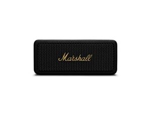 marshall emberton ii portable bluetooth speaker – black & brass
