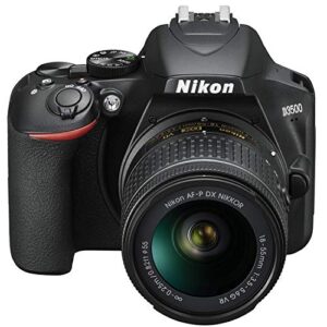 Nikon D3500 24.2MP DSLR Camera with AF-P DX NIKKOR 18-55mm f/3.5-5.6G VR Lens (1590B) – (Renewed)