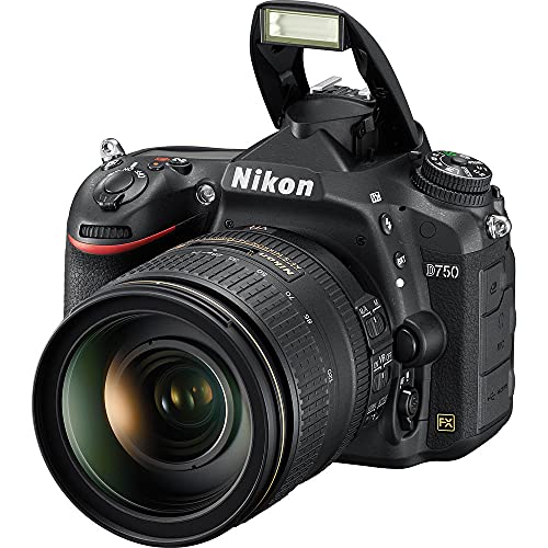 Nikon D750 DSLR Camera with with Nikkor 24-120mm f/4G ED VR Lens & Must Have Advanced Accessory Bundle. Includes: SanDisk 64GB Ultra SDXC Memory Card, Tripod, Backpack, Lens Hood, UV Filter, & More.