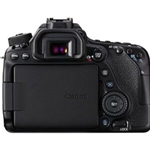 Canon Digital SLR Camera Body [EOS 80D] with 24.2 Megapixel (APS-C) CMOS Sensor and Dual Pixel CMOS AF - Black