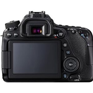 Canon Digital SLR Camera Body [EOS 80D] with 24.2 Megapixel (APS-C) CMOS Sensor and Dual Pixel CMOS AF - Black