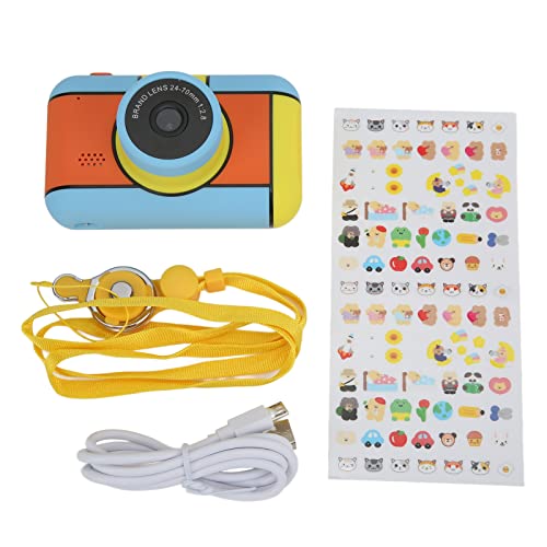 01 02 015 Mini Children Camera, ABS + Silicone Kids Selfie Camera for Outdoor Game for Gift