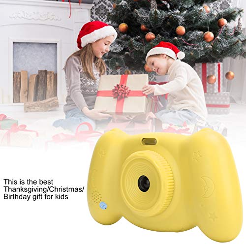 01 02 015 Kids Camera, 12MP Portable Multifunctional Digital Kids Camera Toys for Birthday Gift(Yellow)