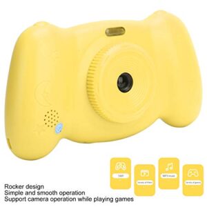 01 02 015 Kids Camera, 12MP Portable Multifunctional Digital Kids Camera Toys for Birthday Gift(Yellow)