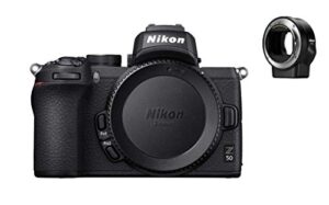 nikon z50 + ftz mirrorless camera kit voa050k003 (renewed)