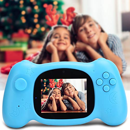 01 02 015 Kids Camera, 12MP Portable Multifunctional Digital Kids Camera Toys for Birthday Gift(Blue)