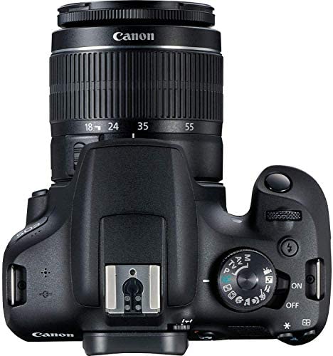 Canon EOS 2000D (Rebel T7) DSLR Camera with EF-S 18-55mm f/3.5-5.6 DC III Lens Accessory Bundle