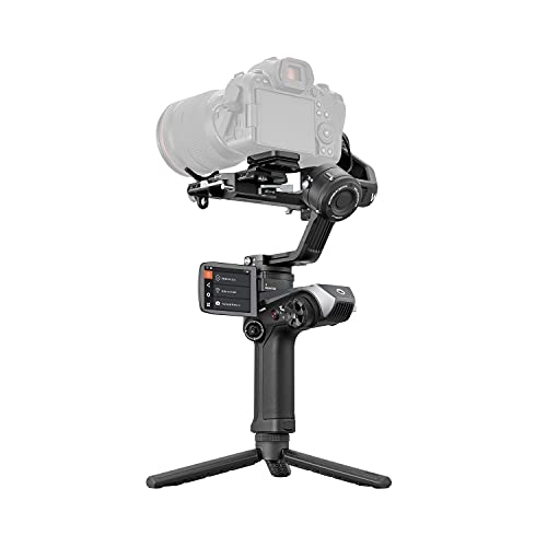 ZHIYUN WEEBILL 2 Pro, 3-Axis Gimbal Stabilizer for DSLR and Mirrorless Camera for Nikon Sony Panasonic Canon Fuji Blackmagic 6K 4K, 2.88” Full-Color Touchscreen, Vertical Shooting, Black