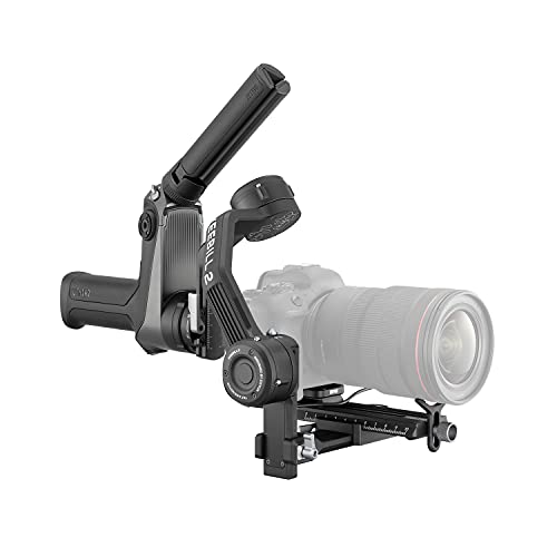 ZHIYUN WEEBILL 2 Pro, 3-Axis Gimbal Stabilizer for DSLR and Mirrorless Camera for Nikon Sony Panasonic Canon Fuji Blackmagic 6K 4K, 2.88” Full-Color Touchscreen, Vertical Shooting, Black