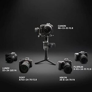 ZHIYUN WEEBILL 2 Pro, 3-Axis Gimbal Stabilizer for DSLR and Mirrorless Camera for Nikon Sony Panasonic Canon Fuji Blackmagic 6K 4K, 2.88” Full-Color Touchscreen, Vertical Shooting, Black