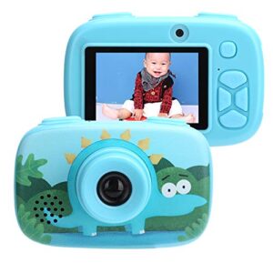 SMICH Digital Cameras, Children Camera, Portable Hd 1080P 600Mah Rechargeable Battery with A Lanyard for Thanksgiving Children(Blue)