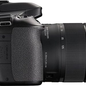 Canon Digital SLR Camera Body [EOS 80D] and EF-S 18-135mm f/3.5-5.6 Image Stabilization USM Lens with 24.2 Megapixel (APS-C) CMOS Sensor and Dual Pixel CMOS AF (Black)