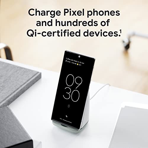 Google Pixel Stand (2nd Gen) - Wireless Charger - Fast Charging Pixel Phone Charger - Compatible with Pixel Phones and Qi Certified Devices