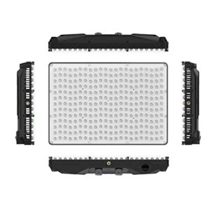 Aputure Amaran P60C RGBWW Video Panel Light,Color Temperature 2500K-7500K,60W,CRI95+/TLCI 96+,5900lux@1m,10 Light Effects,with Softbox,Support App