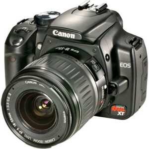 canon digital rebel xt dslr camera with ef-s 18-55mm f3.5-5.6 lens (black) (old model)
