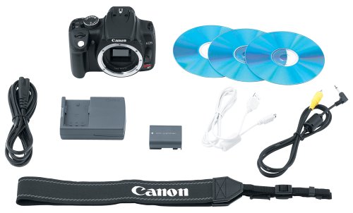 Canon Digital Rebel XT DSLR Camera with EF-S 18-55mm f3.5-5.6 Lens (Black) (OLD MODEL)