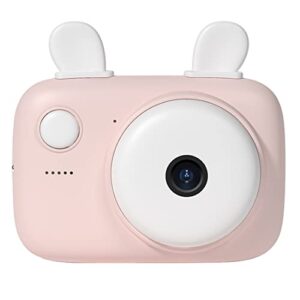 linxhe digital camera, hd 1080p camera with lcd screen, compact portable mini cameras for students, teens, kids (color : pink)