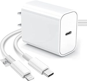 iphone 14 13 12 fast charger, [apple mfi certified] 20w pd type c power wall charger with 6ft charging cord valentine’s day for iphone 14/14 max/14 pro/13/13 pro max/12/12 pro/12 pro max/11/11 pro/se