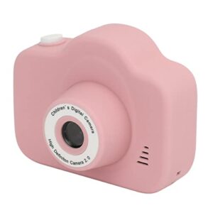 070 Camera Cartoon Child Camera Portable Cartoon Child Camera Kids Gift High Pixel One Key Video Recording Kids Mini Camera Gift for Kid Camera (Pink)