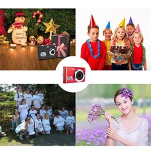 LINXHE 2.4 inch LCD HD Mini Digital Camera, Video Camera Students Cameras 21MP Compact Camera Travel,Holiday,Birthday Present for Kids/Beginners/Teens/Seniors (Color : Black)