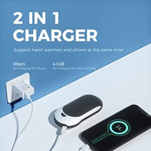 OCOOPA Hand Warmers Charger,15W Charge Adapter, 5Volt USB Wall Charger for U5S, 2-in-1 USB C Charging Cable