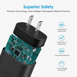 Samsung Charger Fast Charging-25W Fast Charger Type C with C Charger Cable Fast Charging, USB C Android Charger [PD PPS Compatible] for Galaxy S23/S22/S21 Series/Note 20/10/9 Series/Pixel 4XL/4/3XL