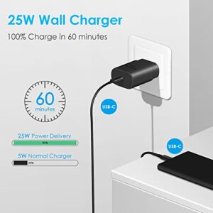 Samsung Charger Fast Charging-25W Fast Charger Type C with C Charger Cable Fast Charging, USB C Android Charger [PD PPS Compatible] for Galaxy S23/S22/S21 Series/Note 20/10/9 Series/Pixel 4XL/4/3XL