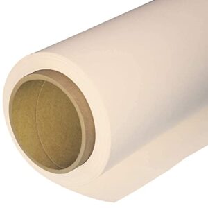 huamei seamless photography background paper, beige photo backdrop paper roll for photoshoot, video and streaming 53-inches wide x 16-feet, (4.4×16 feet, #33 ivorine)