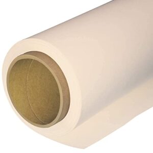 Huamei Seamless Photography Background Paper, Beige Photo Backdrop Paper Roll for Photoshoot, Video and Streaming 53-Inches Wide x 16-Feet, (4.4x16 Feet, #33 Ivorine)