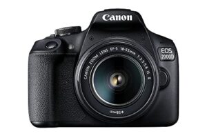 canon eos 2000d (rebel t7) dslr camera + 18-55mm iii kit