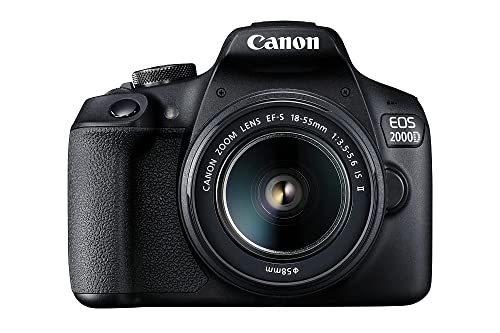 Canon EOS 2000D (Rebel T7) DSLR Camera + 18-55mm III Kit