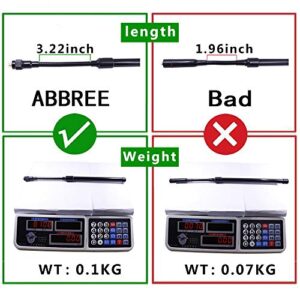 ABBREE AR-148 Gooseneck SMA-Female 2M/70CM 144/430Mhz Dual Band Tactical Antenna Compatible with UV-5R, UV-82，BF-F8HP,GT-3,UV-9R Plus,BF-888S Ham Two Way Radio