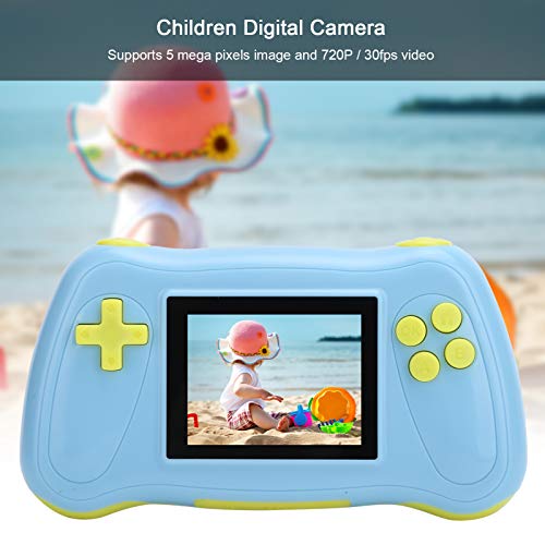 Digital Camera Toy, Battery Powered Children Camera 2.4 Inch for Story Teller for Music Player(blue)