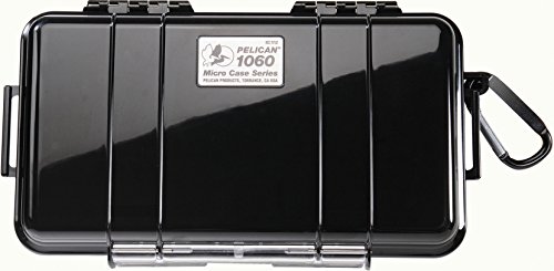 Pelican 1060 Micro Case - for iPhone, GoPro, Camera, and More (Black/Clear)